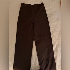 Topshop Brown Tailored Dress Pants